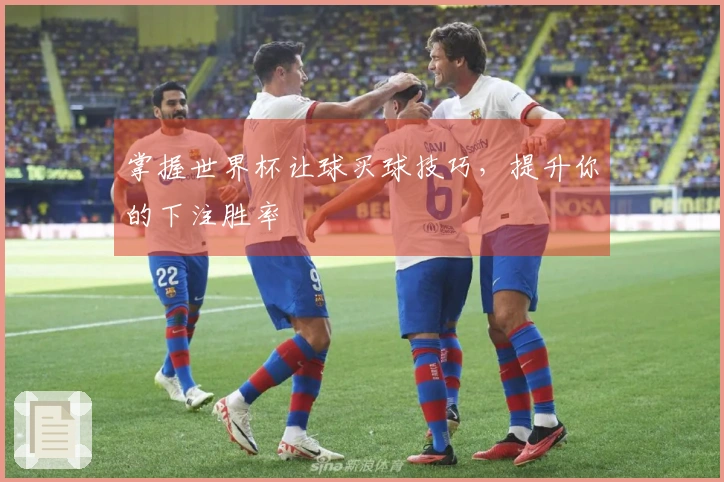 掌握世界杯让球买球技巧，提升你的下注胜率